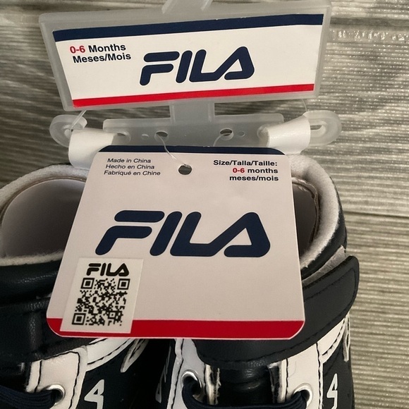 FILA Baby Dark Blue Sneakers 9-12 Months - Picture 8 of 8
